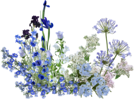 Blue Floor Arrangement v3