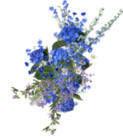 Blue Pillar Arrangement 2