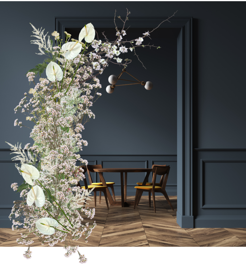 Floral Installation Putnam Flower Channel