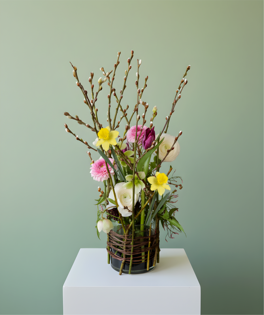 Springtime Vase Arrangement