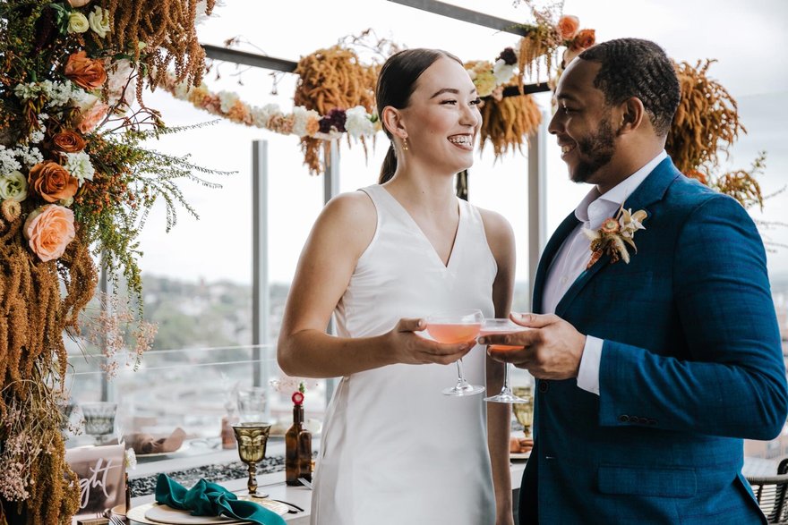 Downtown Rooftop Elopement