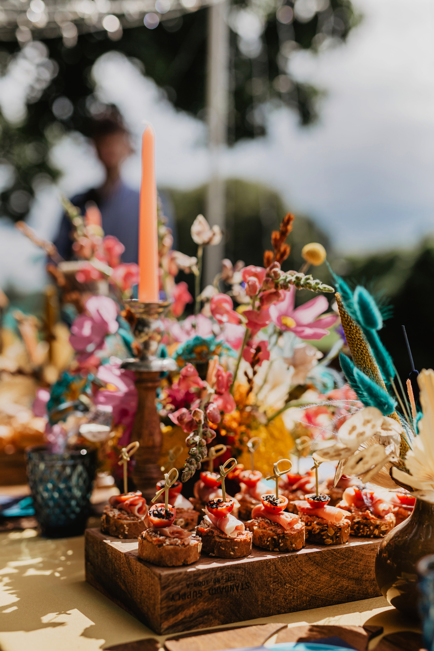 Boho chic style wedding