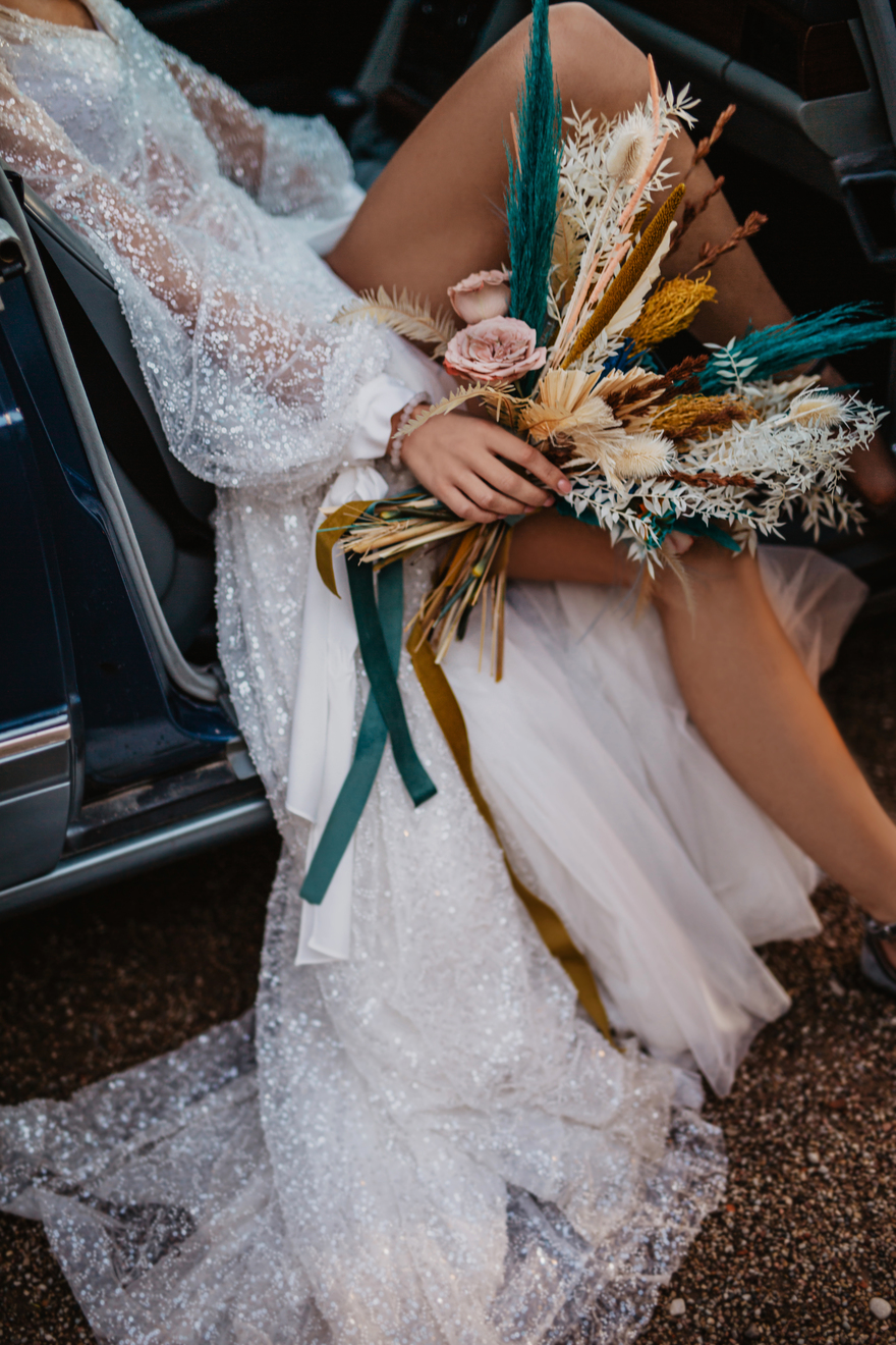 Boho chic style wedding