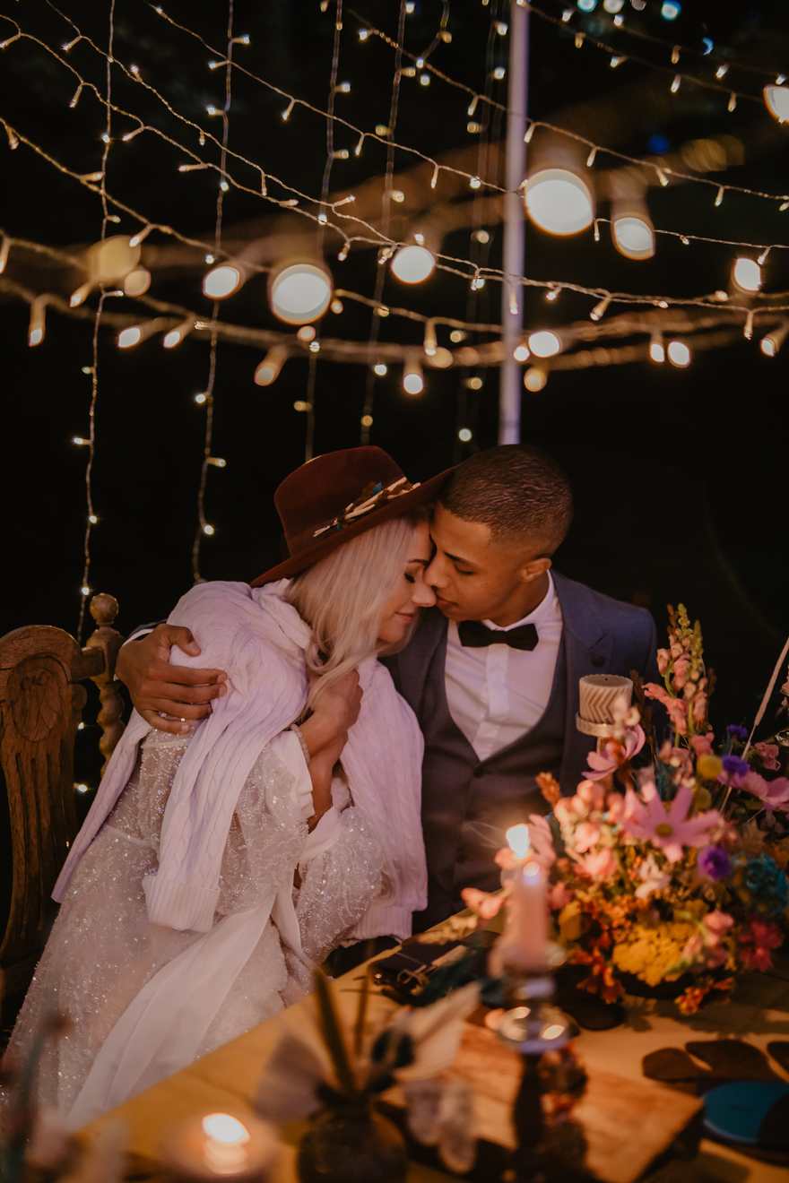 Boho chic style wedding