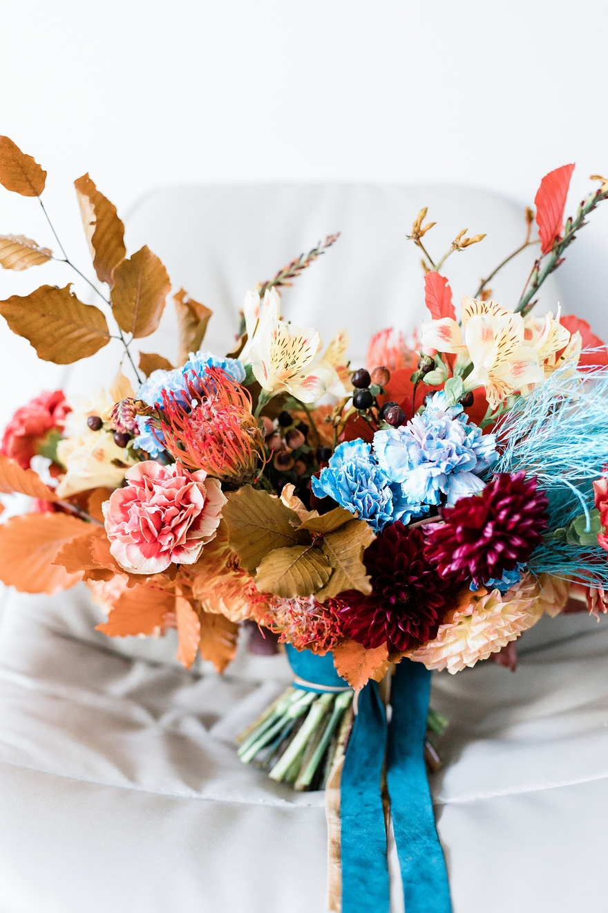 A bouquet inspired by autumn